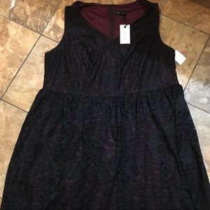 NWT ModCloth Liza Luxe black lace dress